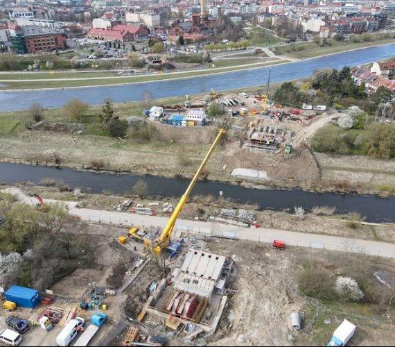 Poznań: budowa Mostów Berdychowskich coraz bardziej zaawansowana