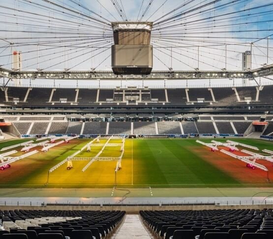 Polskie firmy wymieniły krzesełka na stadionie we Frankfurcie