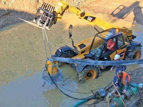 Fot. 3. Pompa odwodnieniowa PX22H o mocy 35 kW pracująca na południu Polski