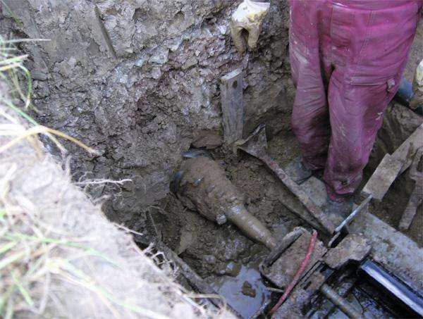 Fot. 4. Etap końcowy rozwiercania otworu do średnicy 250 mm