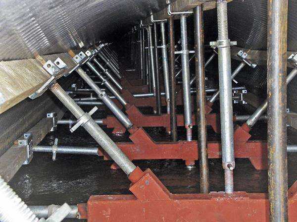 Fig. 4. Bracing system