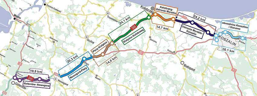 S6: Goleniów-Koszalin. Źródło: GDDKiA